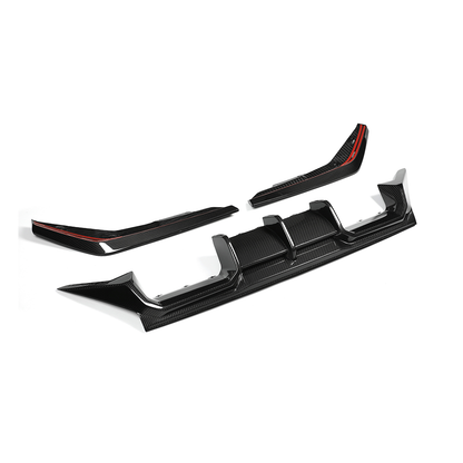 BMW G87 M2 Dry Carbon Fiber TR Style Rear Diffuser With Rear Winglets