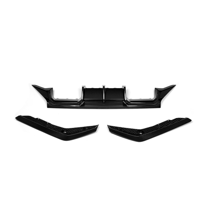 BMW G87 M2 Dry Carbon Fiber TR Style Rear Diffuser With Rear Winglets