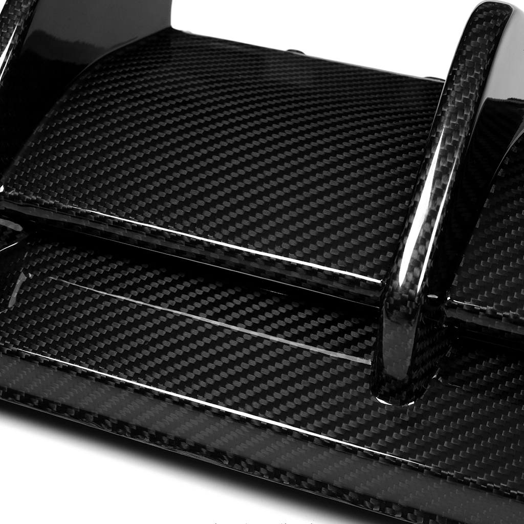 BMW G87 M2 Dry Carbon Fiber TR Style Rear Diffuser With Rear Winglets