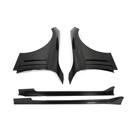 BMW G87 M2 Dry Carbon Fiber V Style Side Skirt & Fender Set