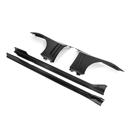 BMW G87 M2 Dry Carbon Fiber V Style Side Skirt & Fender Set