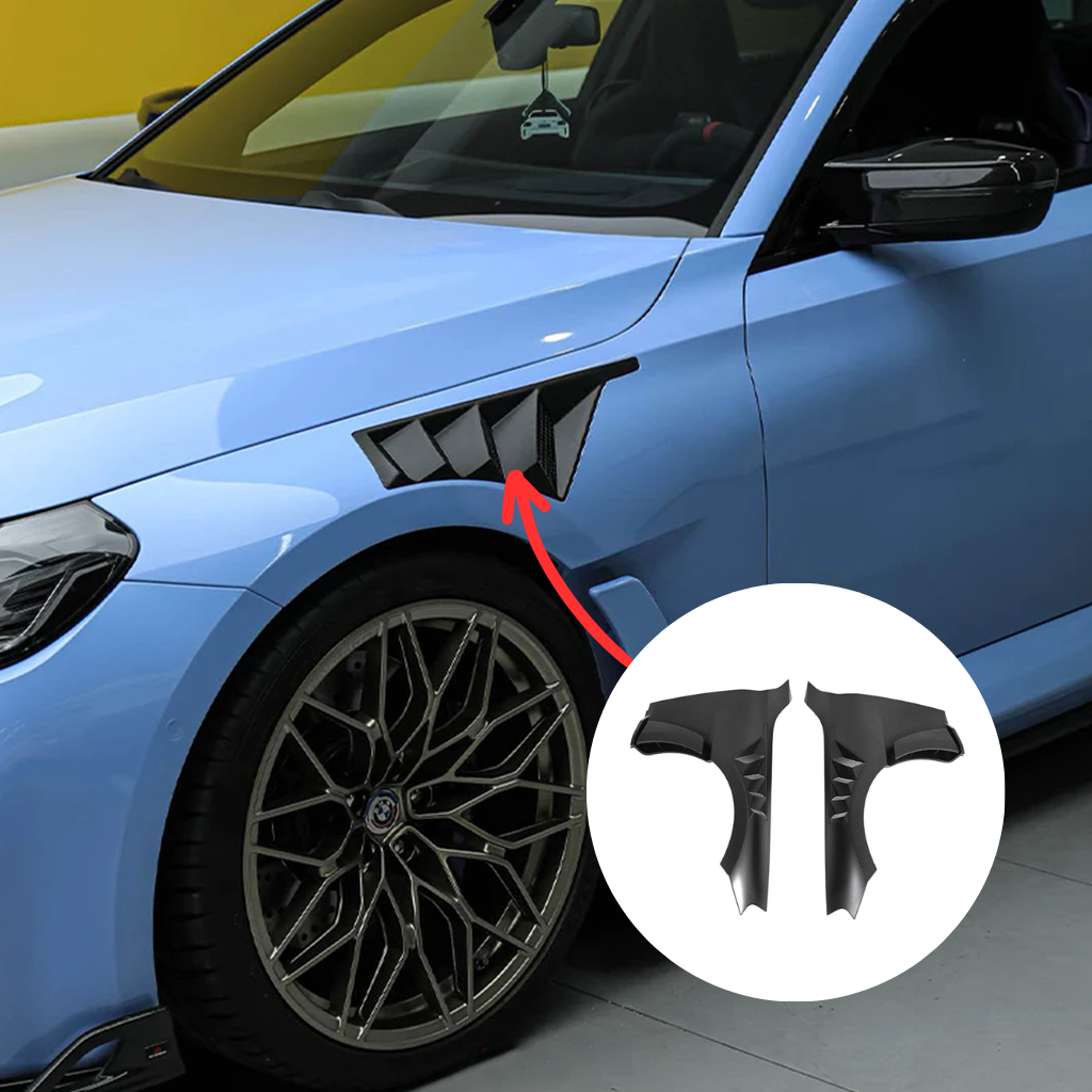 BMW G87 M2 N Style Carbon Fiber Front Fenders (Replacement, Pair)