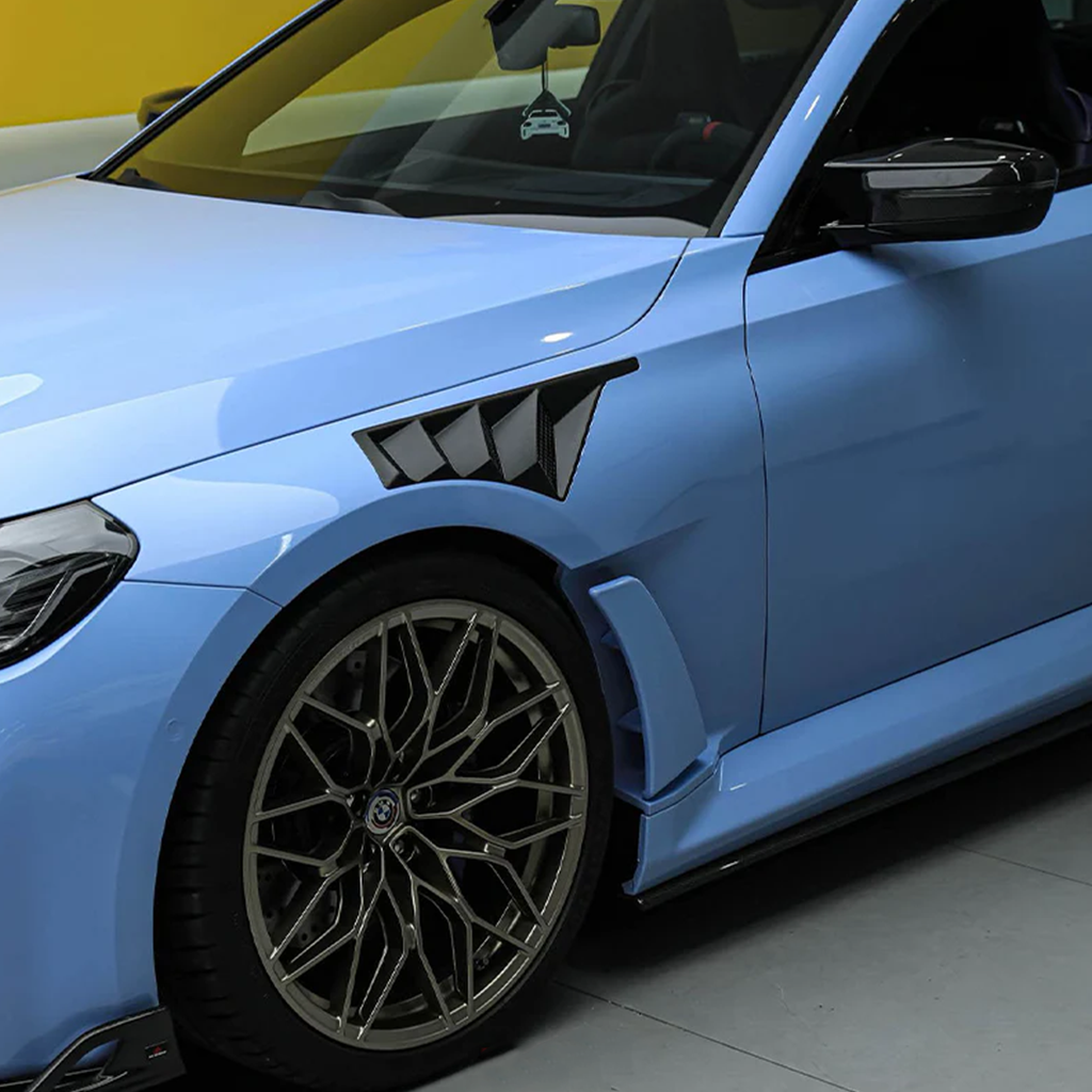 BMW G87 M2 N Style Carbon Fiber Front Fenders (Replacement, Pair)