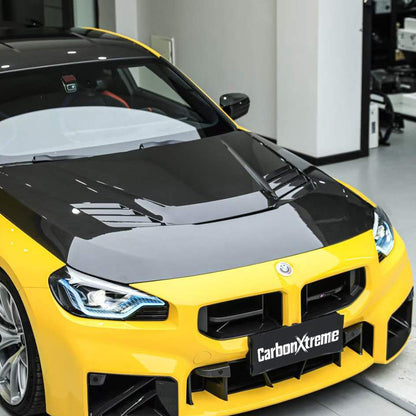 BMW G87 M2 V Style Carbon Fiber Hood