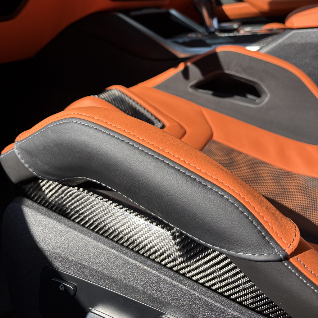BMW G8X M2 M3 M4 Carbon Bucket Seat Bolster Thigh Support Covers