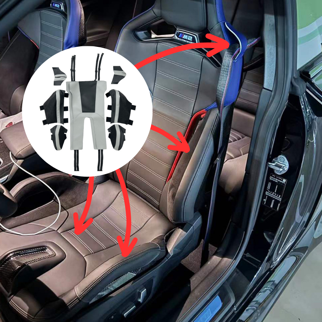 BMW G8X M2 M3 M4 Carbon Bucket Seat Full Protection Kit – 8-Piece Expanded Edition