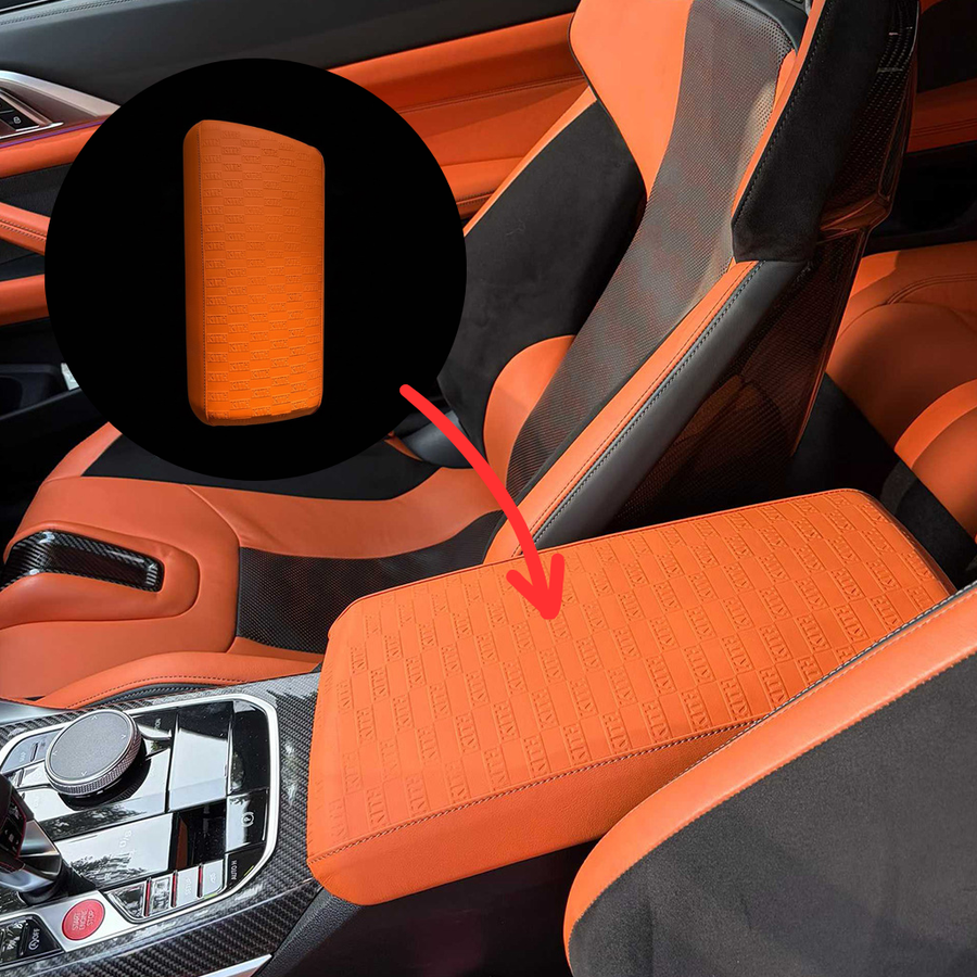 BMW Merino leather center armrest cover