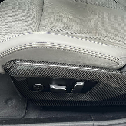 BMW G90 M5 Dry Carbon Fiber OEM Style Side Seat Covers (Pair)