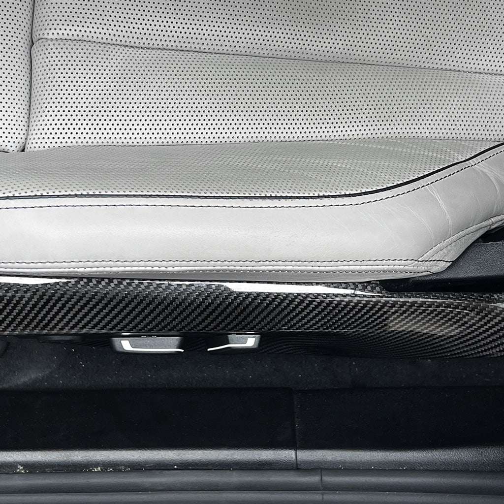 BMW G90 M5 Dry Carbon Fiber OEM Style Side Seat Covers (Pair)