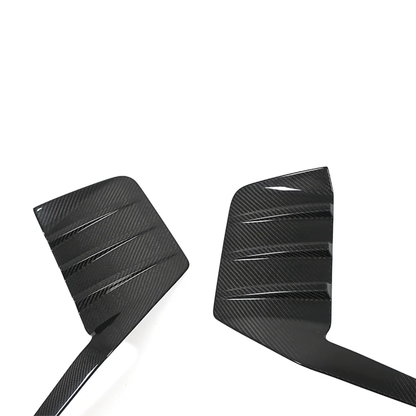 BMW M2 G87 Dry Carbon Fiber Rear Fog Light Cover Side Frame Set (Pair)