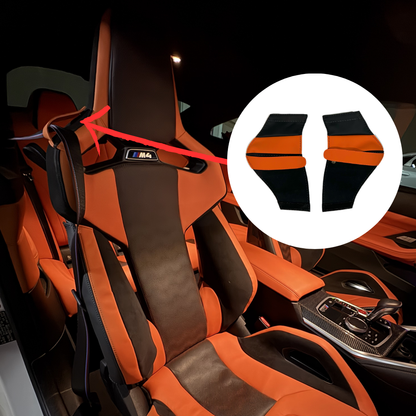 BMW G8X M2 M3 M4 Carbon Bucket Seat Protection Bundle — Thigh + Shoulder / Seat Belt Area (4-Piece)