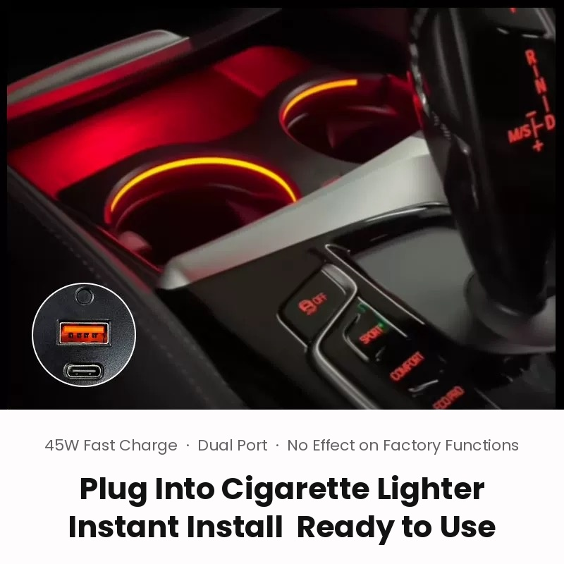 BMW M Illuminated Cup Holder & Fast