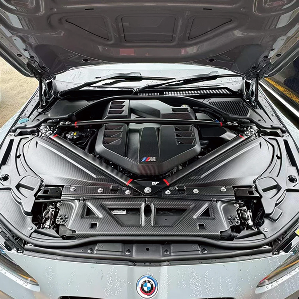 BMW S58 G80 M3 G82 M4 Carbon Engine Bay Air Intake Covers Trim Accessories (Pair)