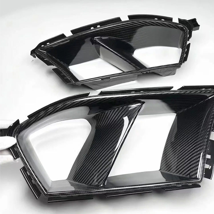 BMW G80 M3 G82 M4 MP Style carbon fiber front bumper air ducts by CarbonXtreme
