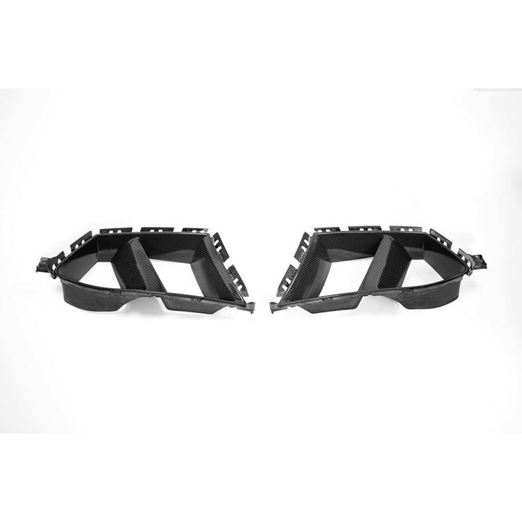 BMW G80 M3 G82 M4 MP Style carbon fiber front bumper air ducts by CarbonXtreme

