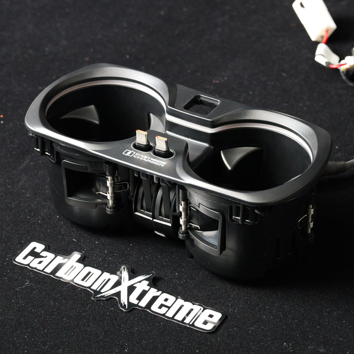 BMW illuminated cup holder with fast-charge hub packed and shipped to PR, United States