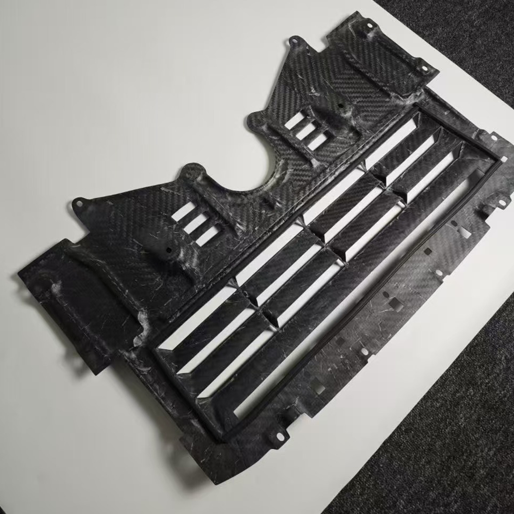 CarbonXtreme BMW Carbon fiber Oil Cooler Guard Plate / Skid Plate