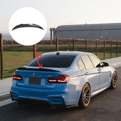 CarbonXtreme BMW F80 M3 Carbon Fiber Rear Spoiler PSM Style