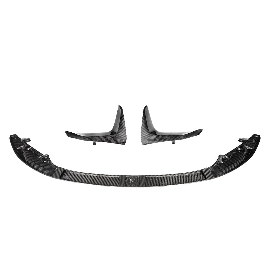 CarbonXtreme BMW F80 M3 F82 M4 MP Style Carbon Fiber Front Lip With Lower Splitter