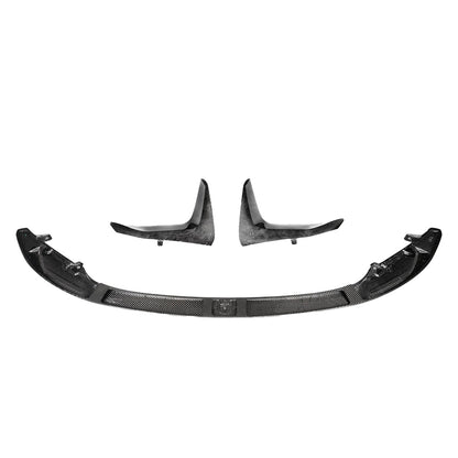 CarbonXtreme BMW F80 M3 F82 M4 MP Style Carbon Fiber Front Lip With Lower Splitter