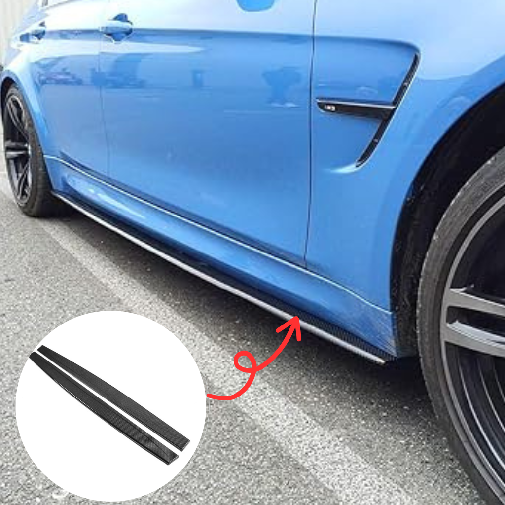 CarbonXtreme BMW F80 M3 F82 M4 MP Style Carbon Fiber Side Skirts