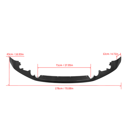 CarbonXtreme BMW F87 M2 Competition Carbon Fiber Front Lip MP Style