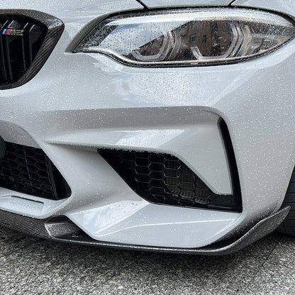 CarbonXtreme BMW F87 M2 Competition Carbon Fiber Front Lip MP Style