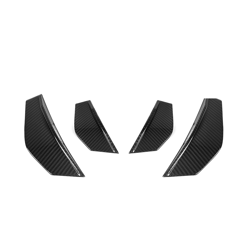 CarbonXtreme BMW F87 M2 Competition Coupe Carbon Fiber Front Side Canards SQ Style