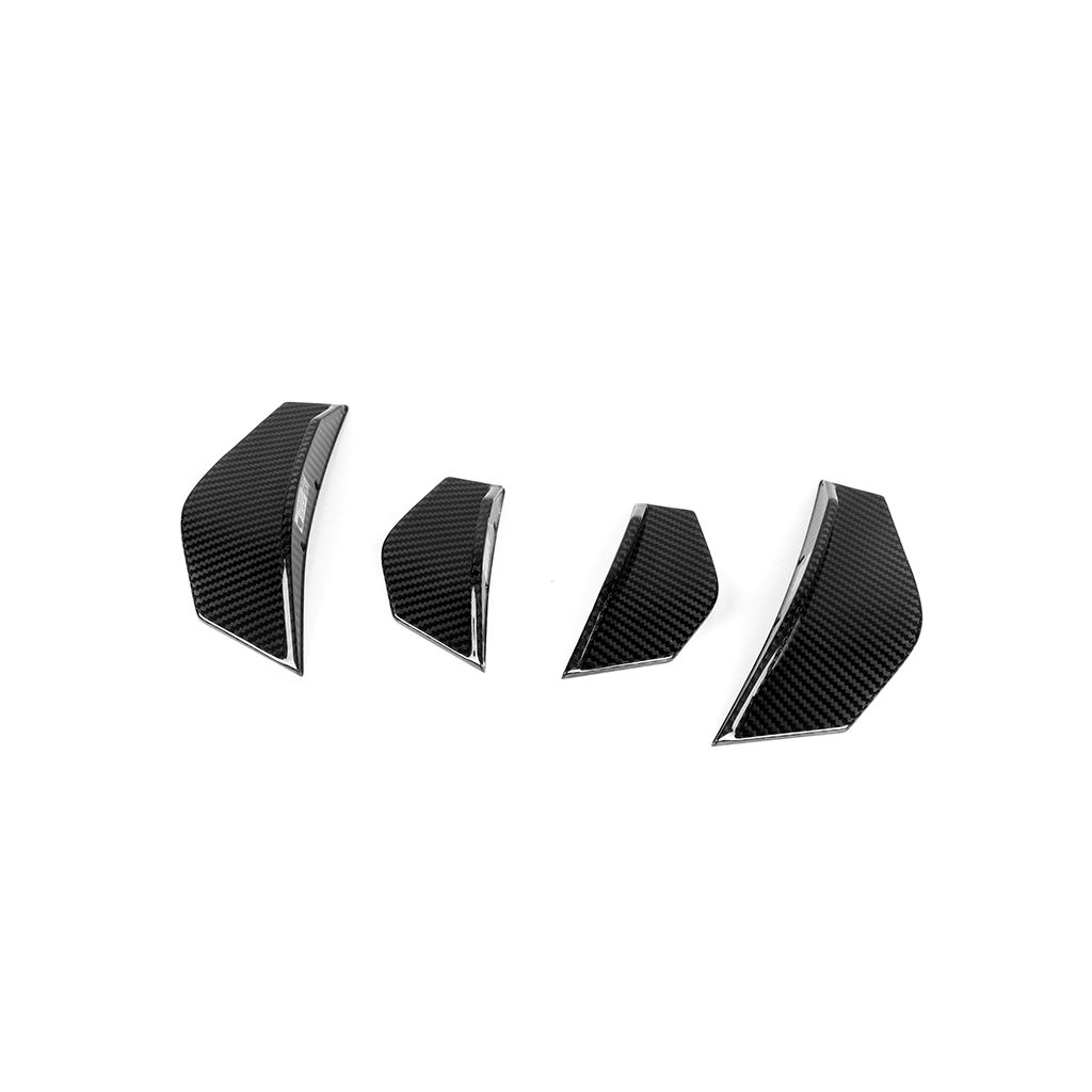 CarbonXtreme BMW F87 M2 Competition Coupe Carbon Fiber Front Side Canards SQ Style