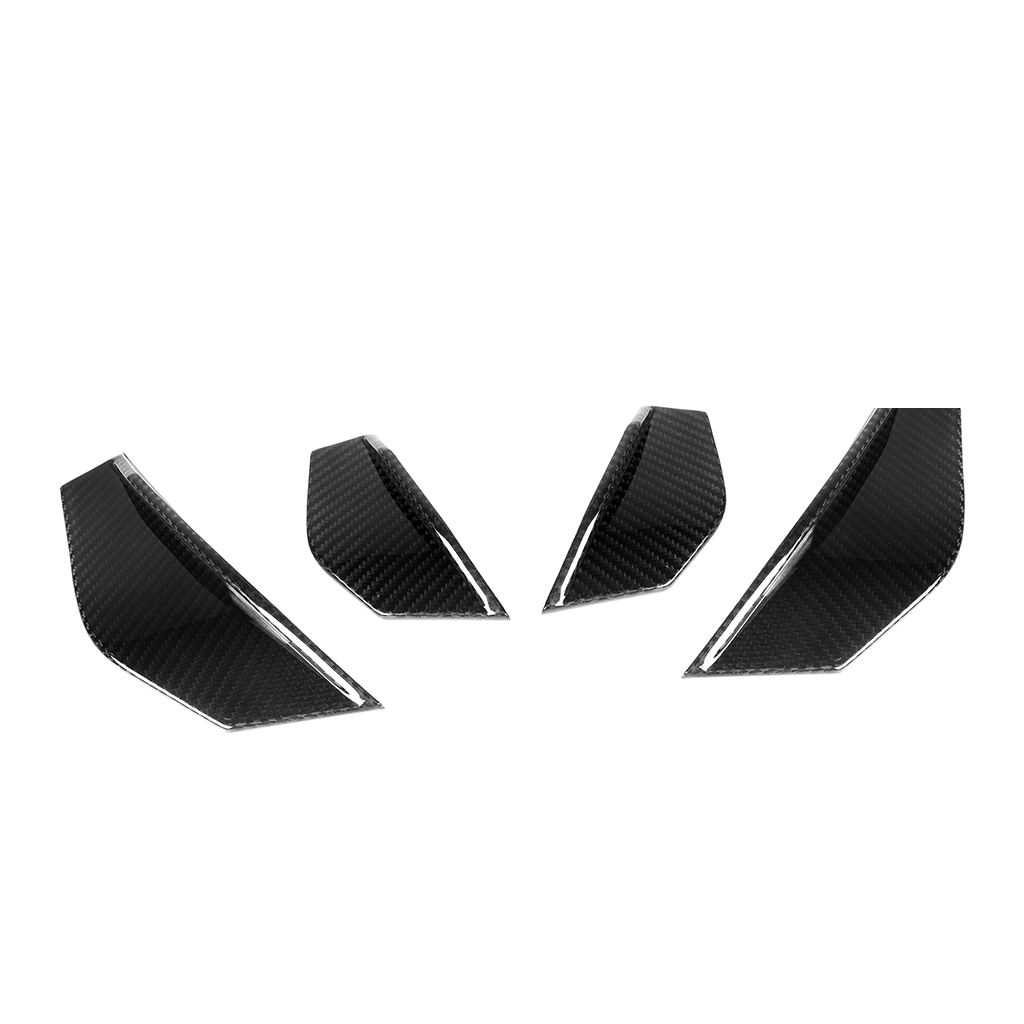 CarbonXtreme BMW F87 M2 Competition Coupe Carbon Fiber Front Side Canards SQ Style
