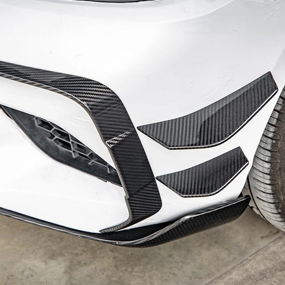 CarbonXtreme BMW F87 M2 Competition Coupe Carbon Fiber Front Side Canards SQ Style
