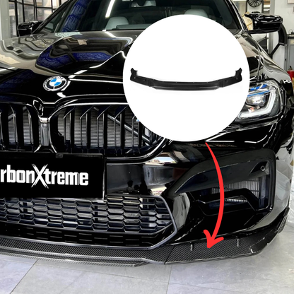 BMW F90 M5 LCI MT Style carbon fiber front lip by CarbonXtreme
