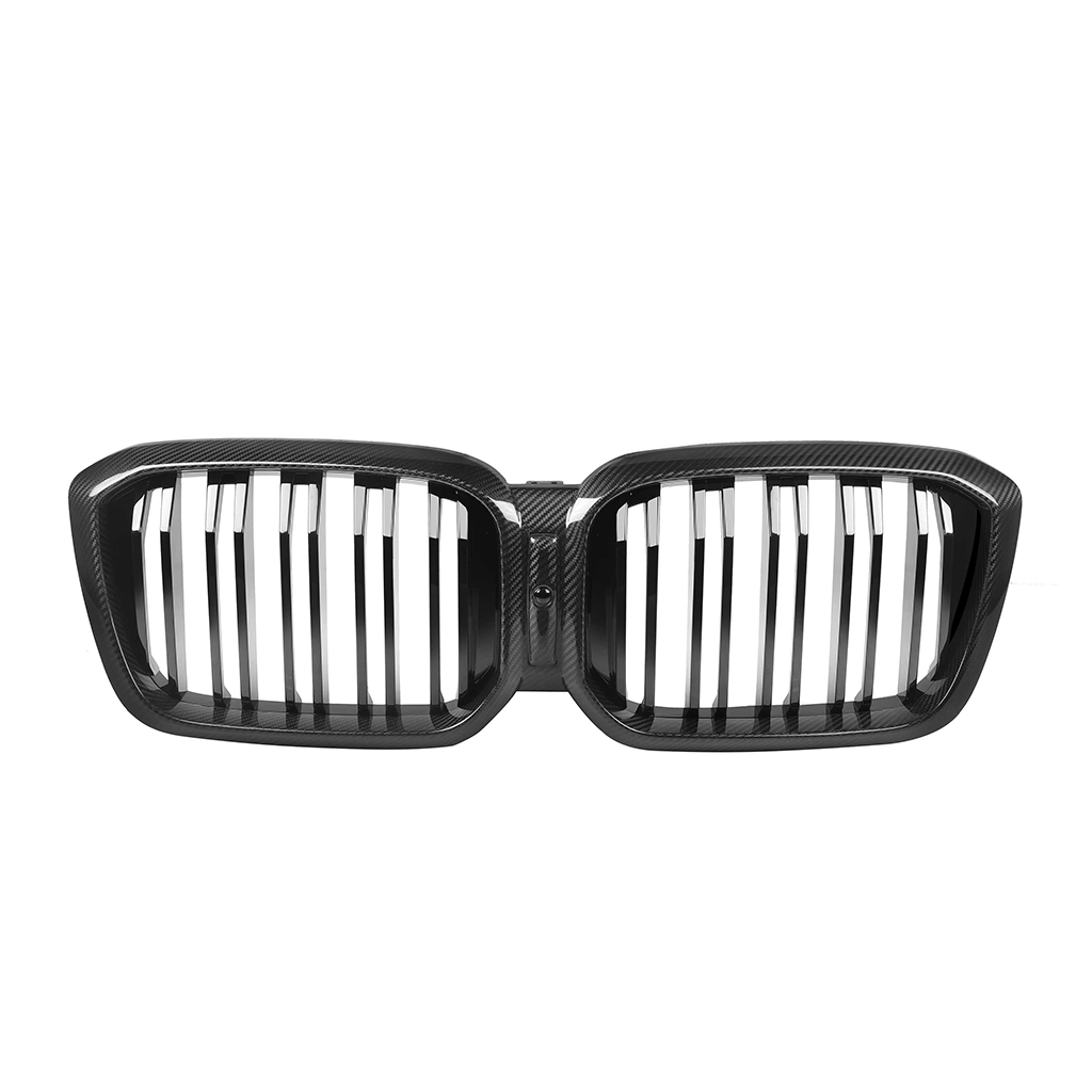 CarbonXtreme BMW G01 X3 G02 X4 LCI Double Slat Carbon Fiber Front Grilles