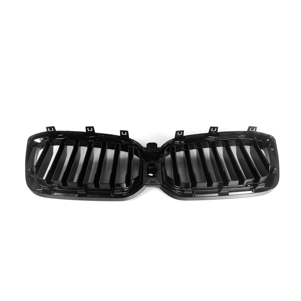 CarbonXtreme BMW G01 X3 G02 X4 LCI Single Slat Carbon Fiber Front Grilles