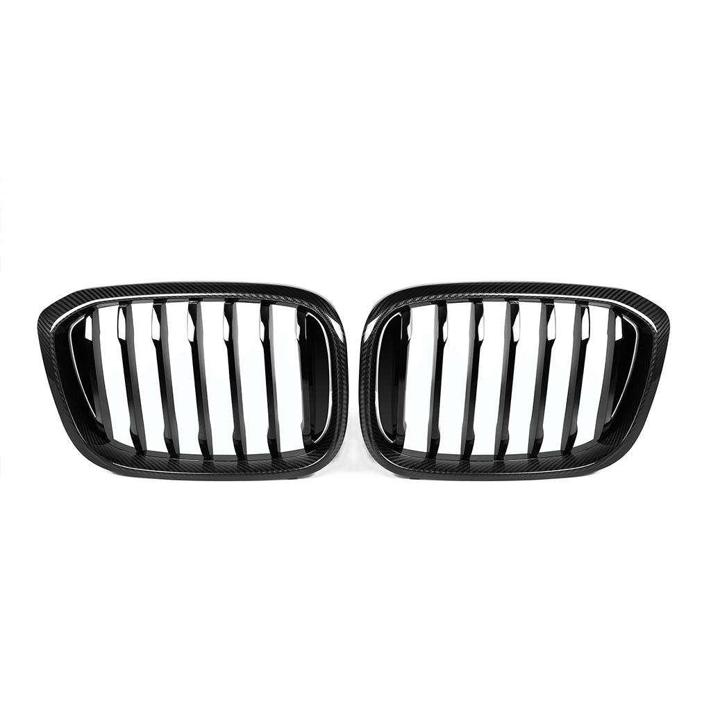 CarbonXtreme BMW G01 X3 Pre-LCI Single Slat Carbon Fiber Front Grilles