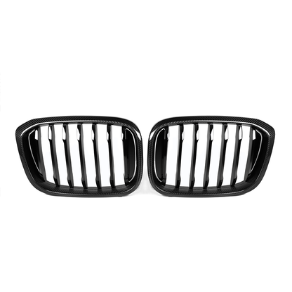 CarbonXtreme BMW G01 X3 Pre-LCI Single Slat Carbon Fiber Front Grilles