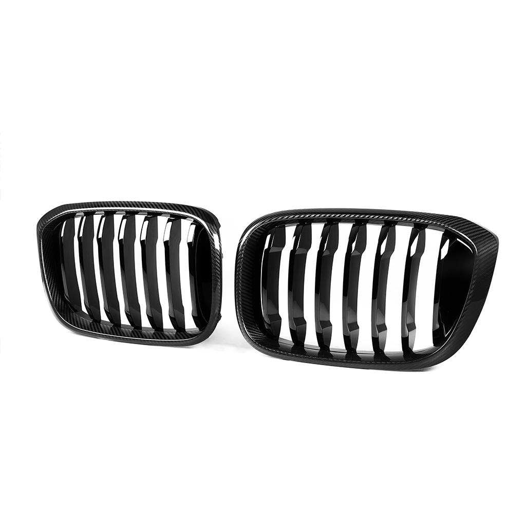 CarbonXtreme BMW G01 X3 Pre-LCI Single Slat Carbon Fiber Front Grilles