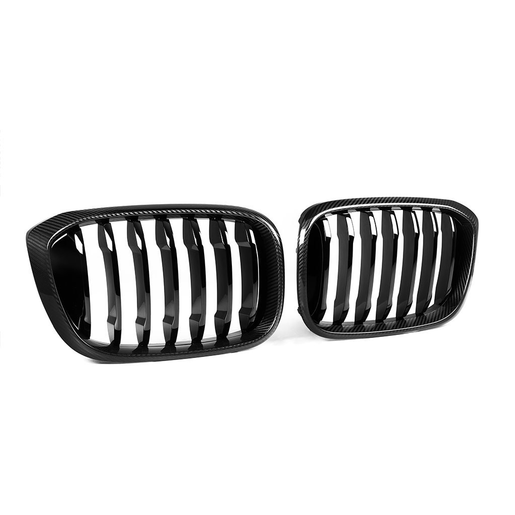 CarbonXtreme BMW G01 X3 Pre-LCI Single Slat Carbon Fiber Front Grilles
