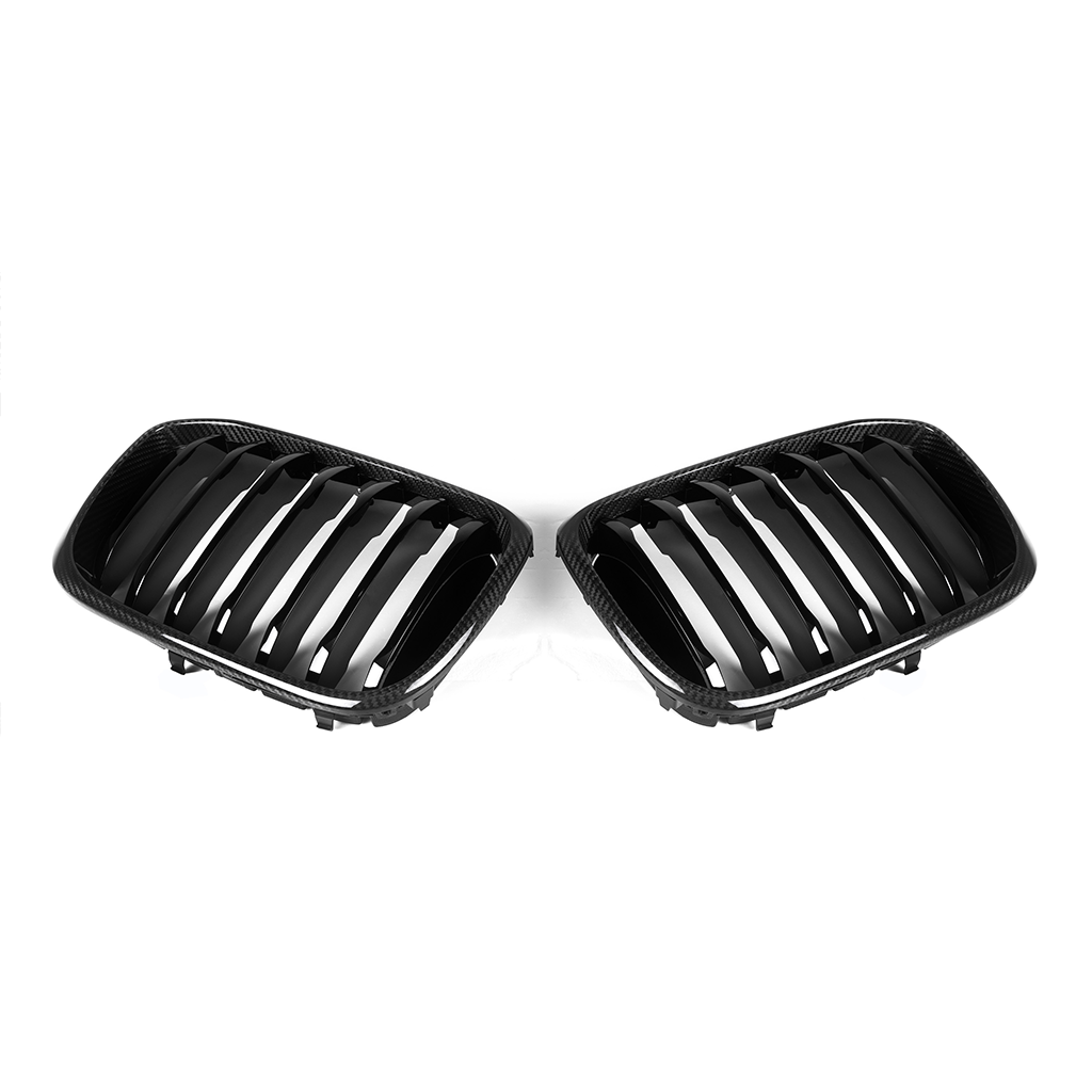 CarbonXtreme BMW G01 X3 Pre-LCI Single Slat Carbon Fiber Front Grilles