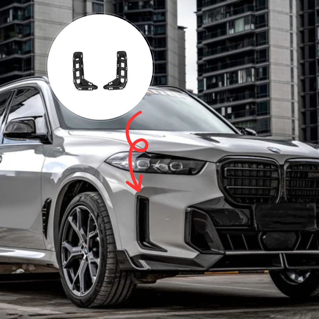 CarbonXtreme BMW G05 X5 LCI Front Side Vent MP Style/Carbon Fiber