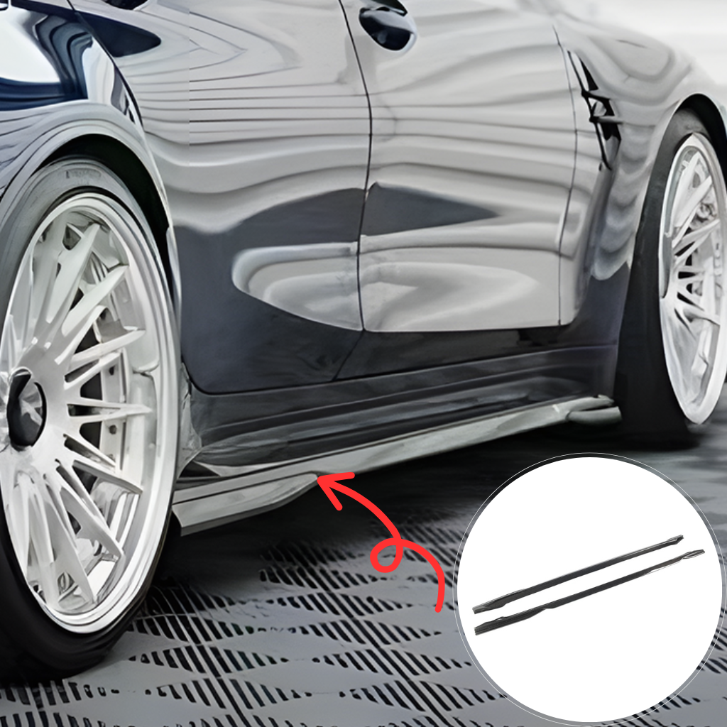CarbonXtreme BMW G80 G82 M3 M4 MT Style Carbon Fiber Side Skirts