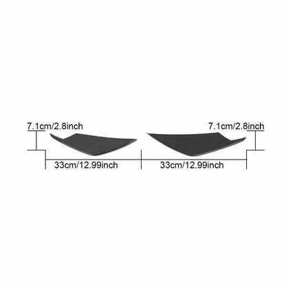 CarbonXtreme BMW G80 M3 G82 M4 AC Style Carbon Fiber Front Bumper Canards