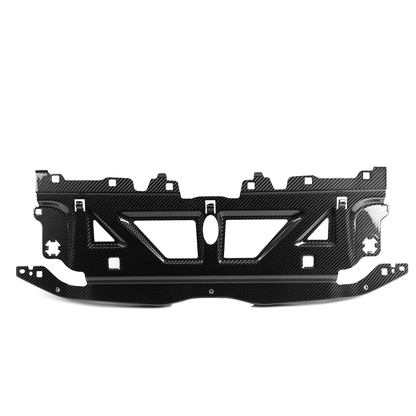 Prepreg carbon fiber radiator cooling shroud for the BMW G8X RAG Spec engine bay package