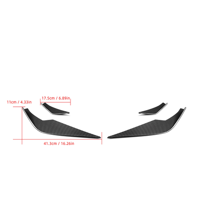 CarbonXtreme BMW G80 M3 G82 M4 Carbon Fiber Front Canard VS Style