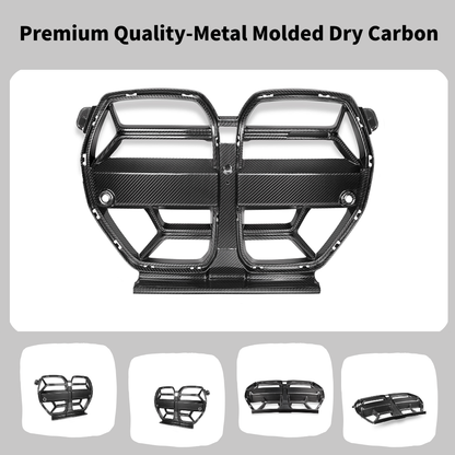 CarbonXtreme BMW G80 M3 G82 M4 Carbon Fiber Front Grille CSL Style