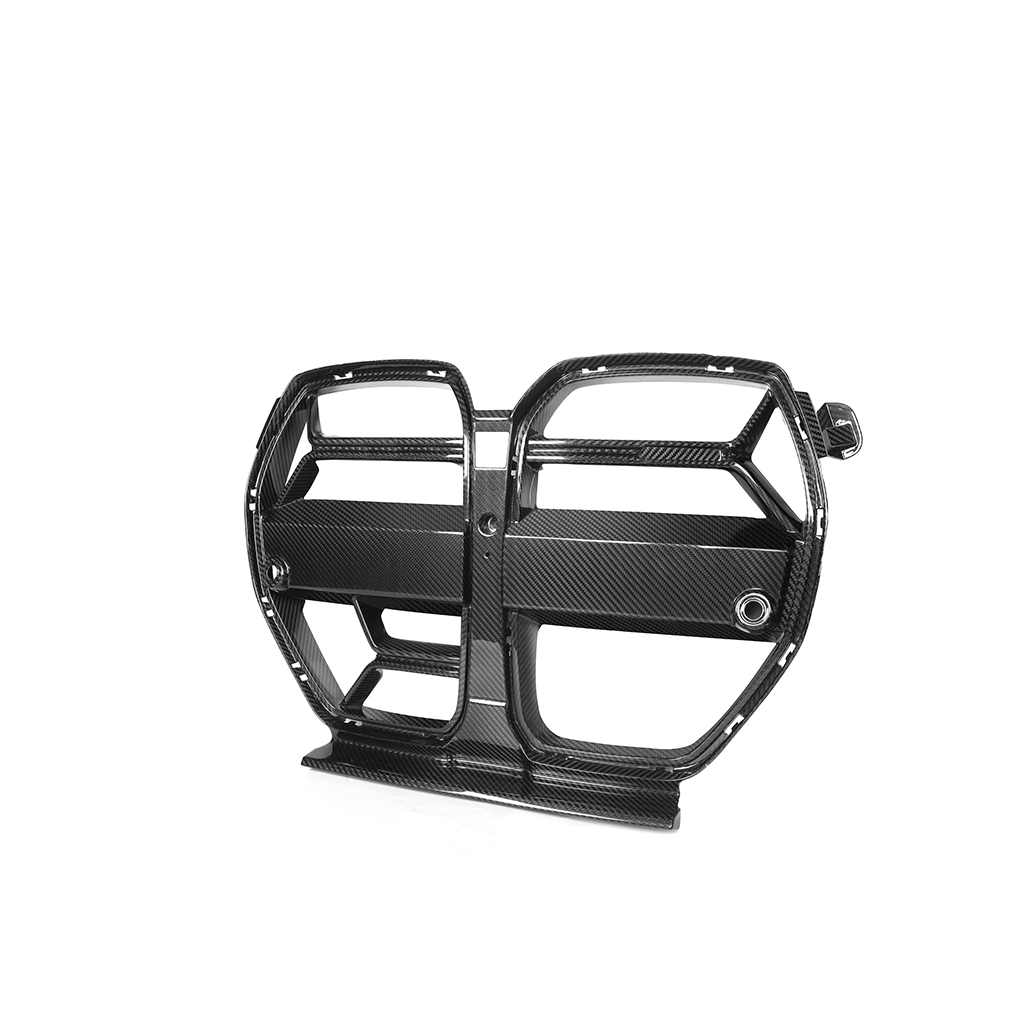 CarbonXtreme BMW G80 M3 G82 M4 Carbon Fiber Front Grille CSL Style With ACC