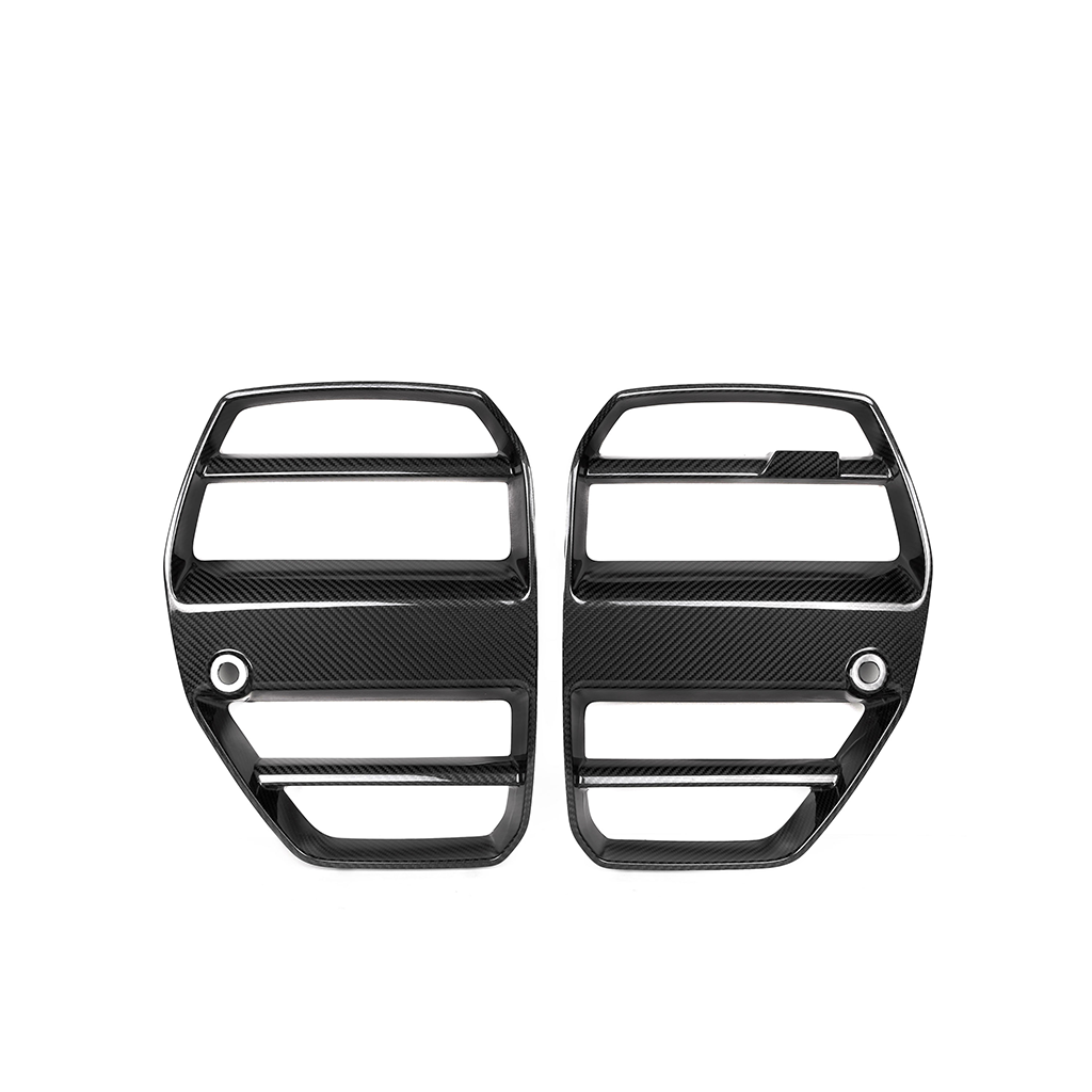 CarbonXtreme BMW G80 M3 G82 M4 Carbon Fiber Front Grille ST Style