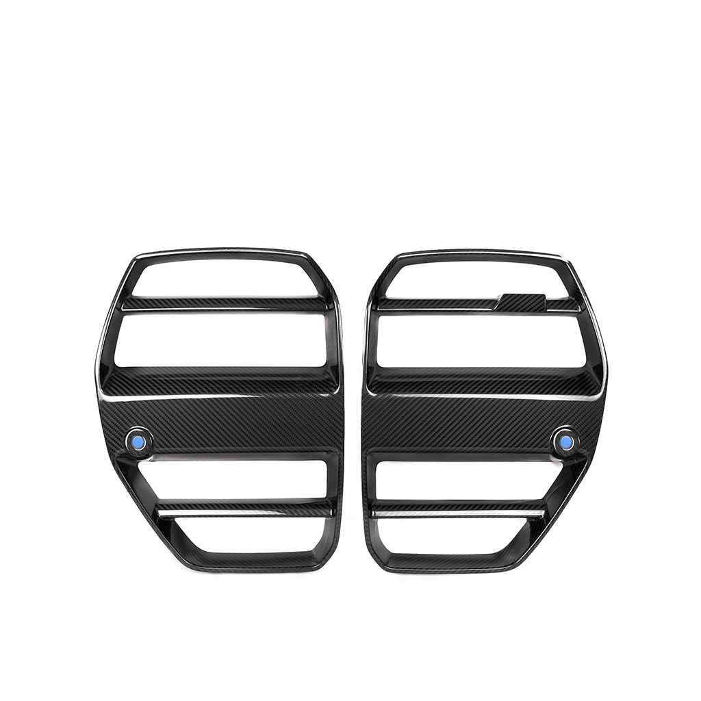 CarbonXtreme BMW G80 M3 G82 M4 Carbon Fiber Front Grille ST Style