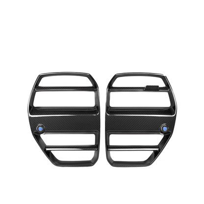 CarbonXtreme BMW G80 M3 G82 M4 Carbon Fiber Front Grille ST Style