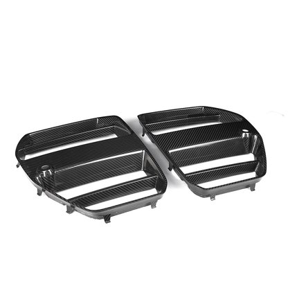 CarbonXtreme BMW G80 M3 G82 M4 Carbon Fiber Front Grille ST Style
